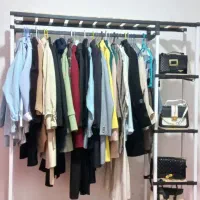 جا کفشی فلزی مشکی سمباده ای