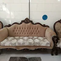 مبل سلطنتی کلاسیک مدل افسون 7نفره با جلو مبلی|مبلمان خانگی و میز عسلی|تبریز, |دیوار