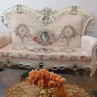 مبلمان وغذاخوری سلطنتی+(کاورژله ای)درحد اکبند|مبلمان خانگی و میز عسلی|بروجرد, |دیوار