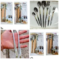 قاشق چنگال یونیک ۱۲عددی با کیف چک بده120روزه سرویس