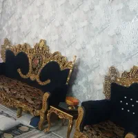 مبل هفت نفره سلطنتی با میز عسلی