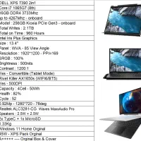 لپتاپ Dell XPS 7390 2in1  - تبلت شو و لمسی|رایانه همراه|تهران, فاطمی|دیوار