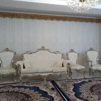 پرده پذیرایی شیک درحد به درگاه ۷/۵ فلت|پرده، رانر، رومیزی|قم, پردیسان|دیوار