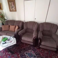 مبل راحتی استیل سالم بدون پارگی و زدگی