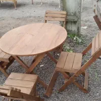 صندلی تاشو  نیمکت چوبی کافه|میز و صندلی غذاخوری|تهران, وحیدیه|دیوار