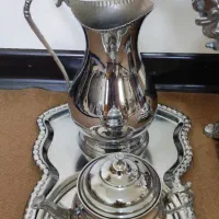 سماور همراه پارچ وسینی|قوری، کتری، قهوه‌ساز دستی|اصفهان, کوی امام|دیوار