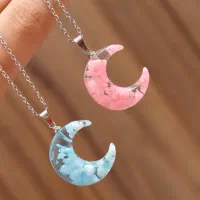 گردنبند حلال و ماه شبتاب|زیورآلات و اکسسوری|حمیدیا, |دیوار