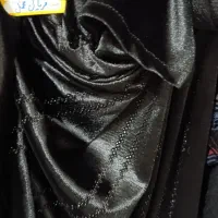 مانتو عبایی بلند جنس مخمل نگین دوز شده