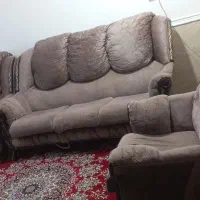 مبل ۷ نفره با میز و گل میز