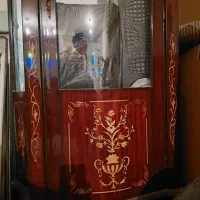 بوفه چوبی طرح معرق کاری