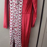 پیراهن مخمل طرح پروانه