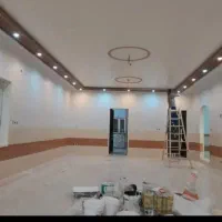 رنگ کاری ونقاشی ساختمان پدیده سبز|خدمات پیشه و مهارت|قم, بنیاد|دیوار