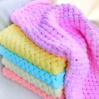 پتو پافی شال مبل پتو دستبافت