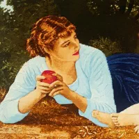 تابلو فرش دستبافت (مادرانه )