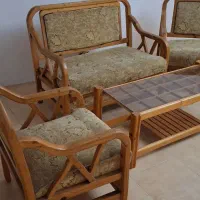 مبل 6 نفره با جلو مبلی|مبلمان خانگی و میز عسلی|بندر انزلی, نیمه شعبان|دیوار