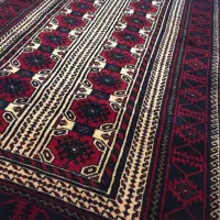 فرش دستبافت اعلای بلوچ ۳ تخته ریزبافت