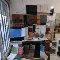 فروش یکجا شلف،جاکتابی همش با هم 4 تومن|کتابخانه، شلف، قفسه‌های دیواری|مشهد, ایثارگران|دیوار
