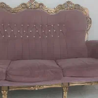 مبل هفت نفره کلاف تمام چوب