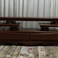 میز تلوزیون چوبی