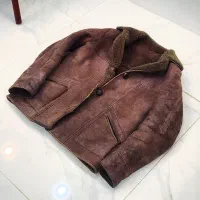 کاپشن چرم بوفالو اصل