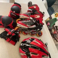 اسکیت کفشی مدل SMART به همراه کلاه و لوازم ایمنی