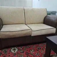 مبلمان راحتی ۷ نفره چرم و پارچه مخمل ترکیه|مبلمان خانگی و میز عسلی|رشت, علی آباد|دیوار
