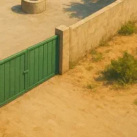 زمینن پشت هتل مارینا