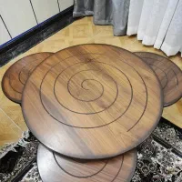 میز تلویزیون،میز عسلی جلو مبلی گرد|مبلمان خانگی و میز عسلی|زاهدان, |دیوار