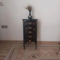 میز تلفن تمام چوب