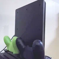 یک ترابایت ps4 + فن + دو دسته|کنسول، بازی ویدئویی و آنلاین|بهشهر, |دیوار