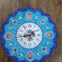 ساعت مسی مینا کاری