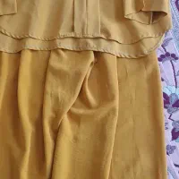 یک دست لباس راحتی دخترانه رنگ خردلی|لباس|بوکان, |دیوار