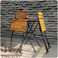 میز و صندلی تاشو طرح ایکیا تارنو میزوصندلی چوبی