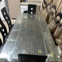 میز ناهار خوری ۸ نفره استیل