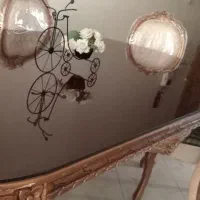 شیشه میز ناهار خوری هشت نفره