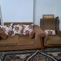 مبل ۷ نفره|مبلمان خانگی و میز عسلی|هشتگرد, شهرک پامچال|دیوار