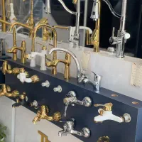 ست شیرالات با کلیه لوازم نصب استیل برنجی|لوازم سرویس بهداشتی|شیراز, جوادیه|دیوار