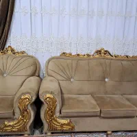 مبل راحتی و میز عسلی