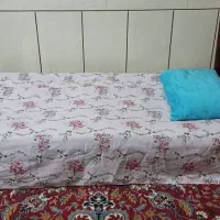 تخت خواب یک نفره فرفورژه|تخت و سرویس خواب|اهواز, منبع اب|دیوار