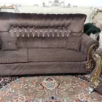 مبل قهوهای|مبلمان خانگی و میز عسلی|تاکستان, |دیوار