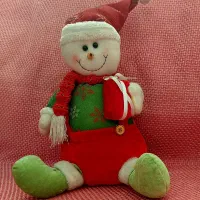عروسک آدم برفی کریسمسی 42 سانتی