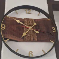 ساعت دیواری روستیک اکالیپتوس