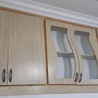 درب ویترین ام دی اف با چارچوب چوبی