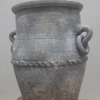 گلدان پتینه سفالی