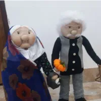 عروسک ننه جون آقاجون یلدایی|صنایع دستی و سایر لوازم تزئینی|کرمانشاه, |دیوار