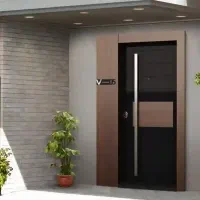 درب ضد سرقتی گلس jj89 ورودی مدرنhy6