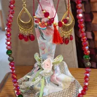 گوشواره ،گردنبند ودستبند شب یلدا