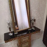 آینه کنسول و شمعدان|بوفه، ویترین، کنسول|شیراز, لشکری‎|دیوار