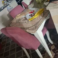 میز ناهار خوری 6 نفره و وسایل برقی