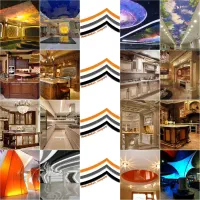 طراحی تولید اجرای سقف های کشسان آسمان مجازی کابینت